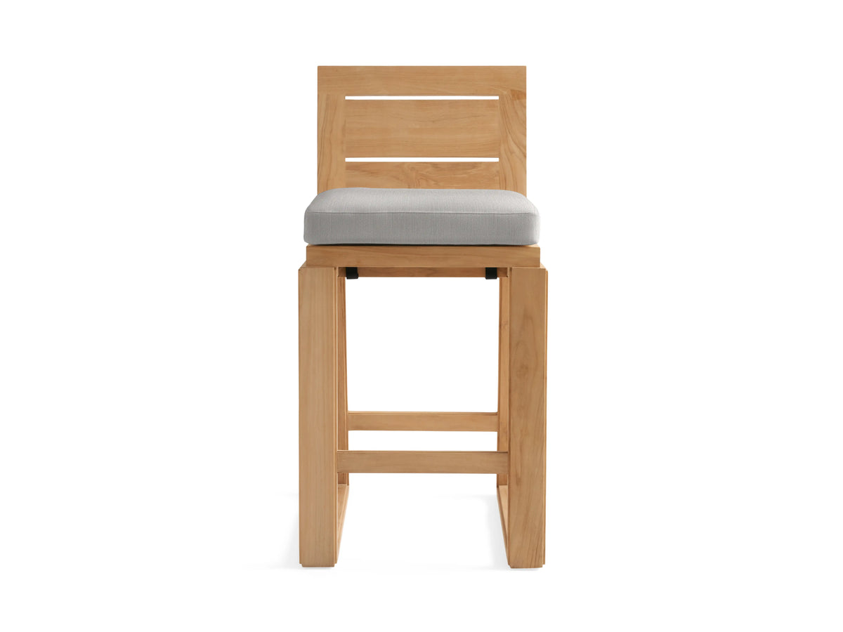 Canyon Outdoor Teak Barstool
