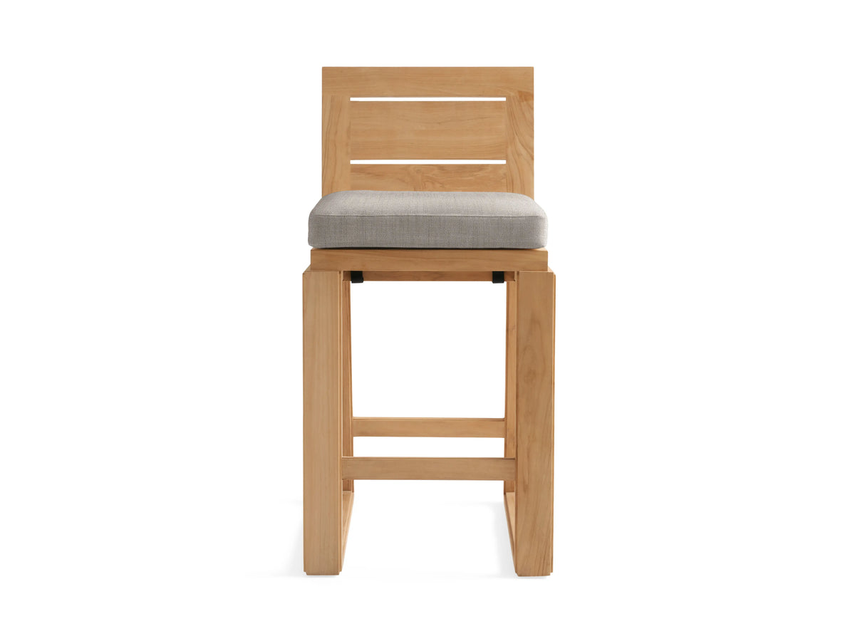 Canyon Outdoor Teak Barstool