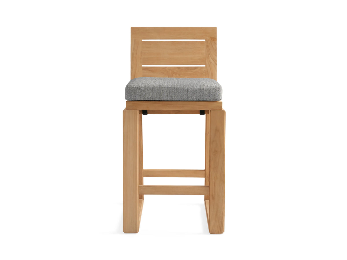 Canyon Outdoor Teak Barstool