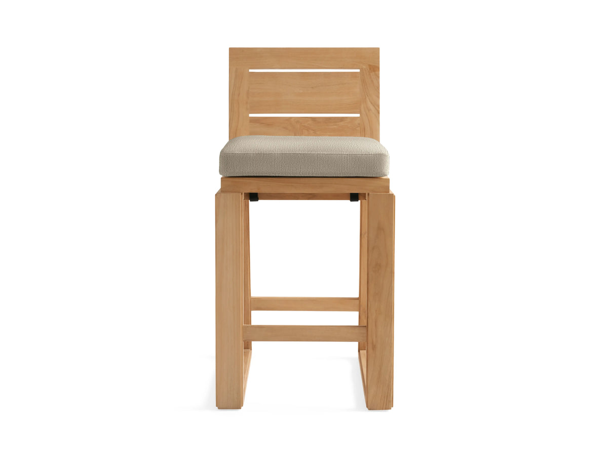 Canyon Outdoor Teak Barstool