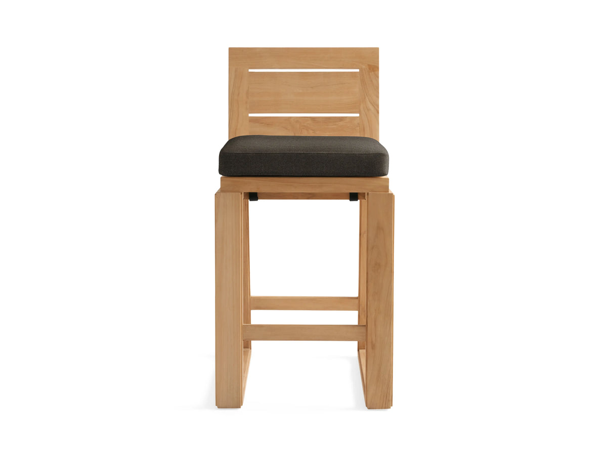 Canyon Outdoor Teak Barstool