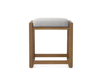 Canyon Outdoor Teak Backless Counter Stool