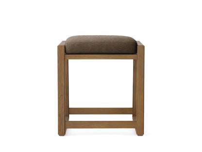 Canyon Outdoor Teak Backless Counter Stool