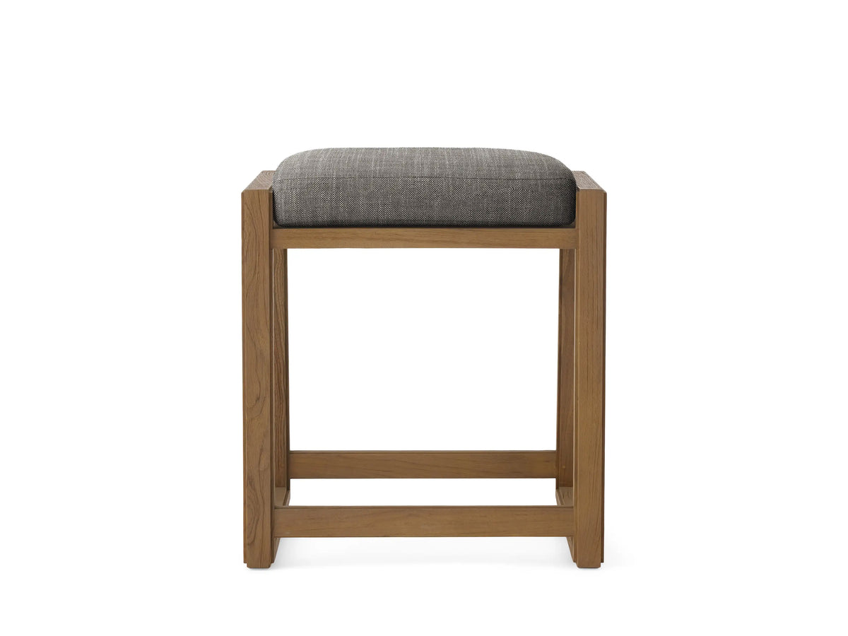 Canyon Outdoor Teak Backless Counter Stool