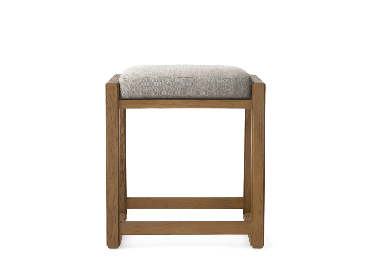 Canyon Outdoor Teak Backless Counter Stool