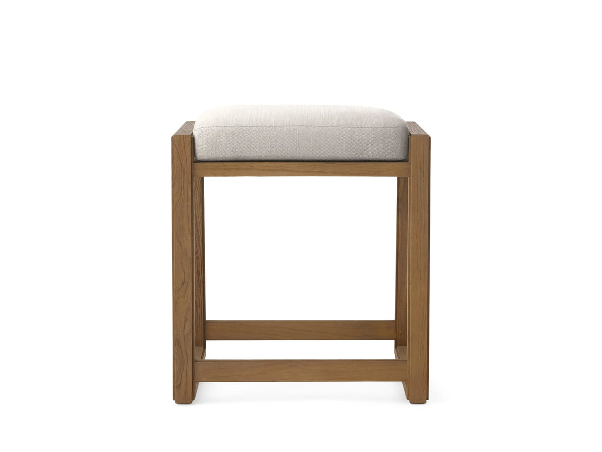 Canyon Outdoor Teak Backless Counter Stool