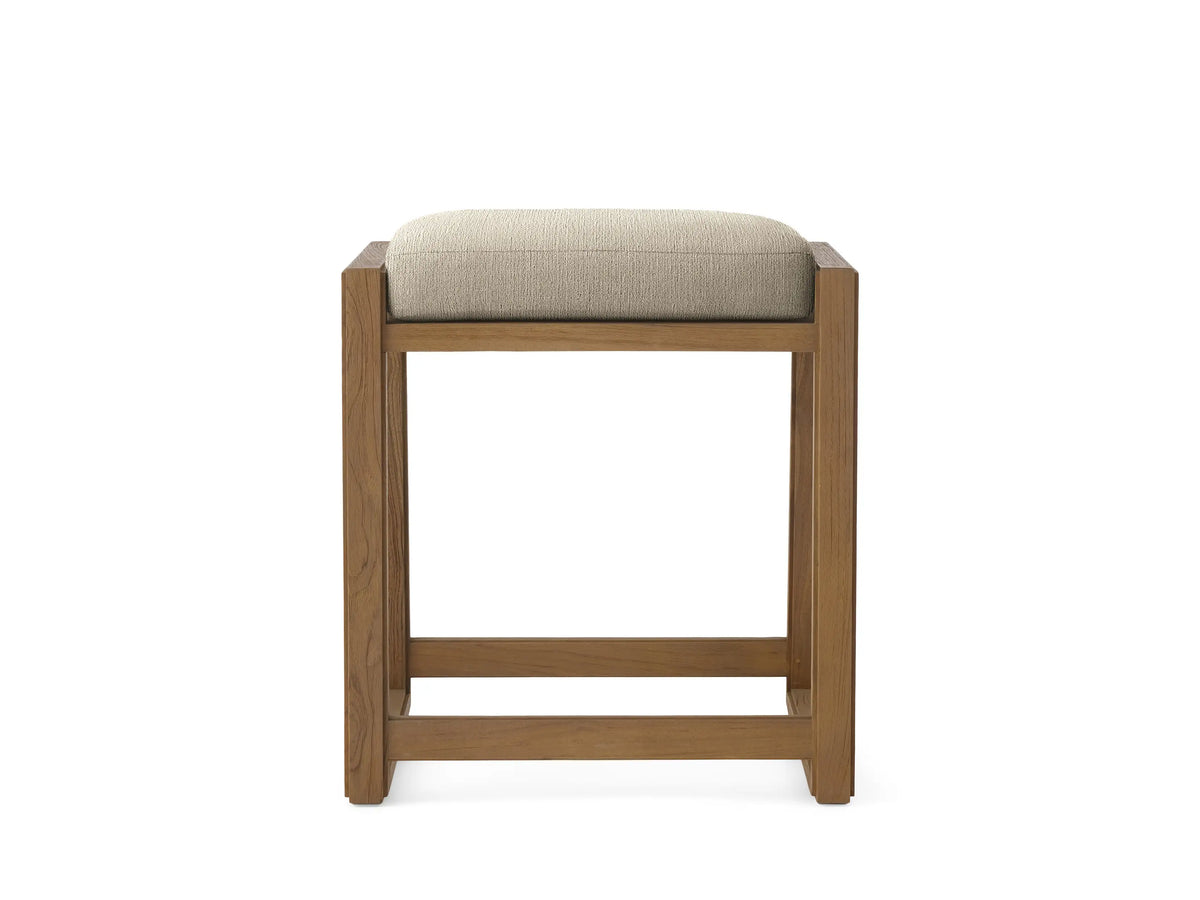 Canyon Outdoor Teak Backless Counter Stool
