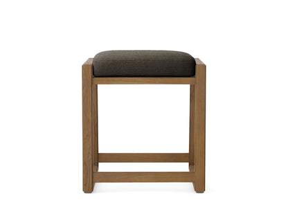 Canyon Outdoor Teak Backless Counter Stool