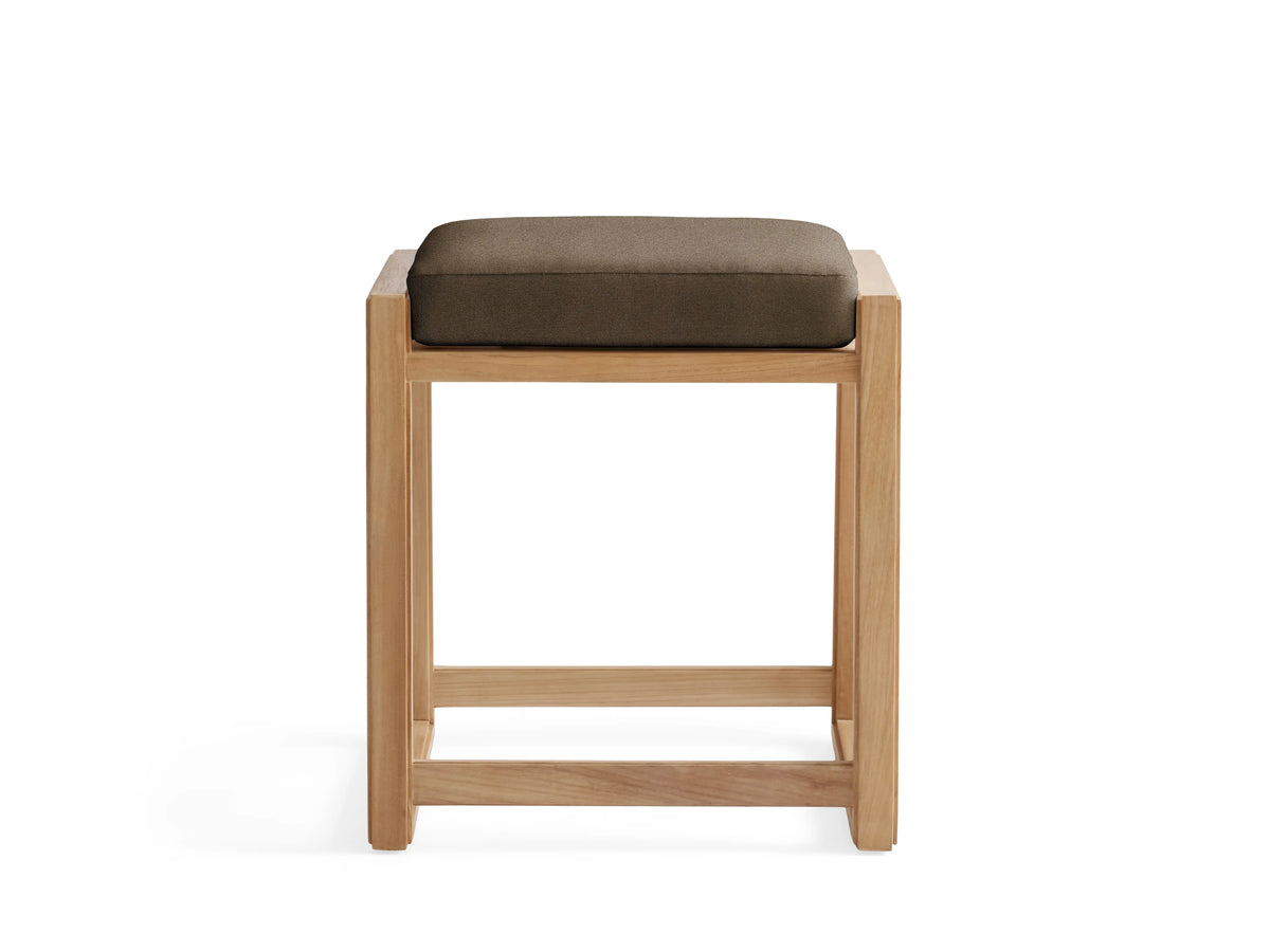 Canyon Outdoor Teak Backless Counter Stool