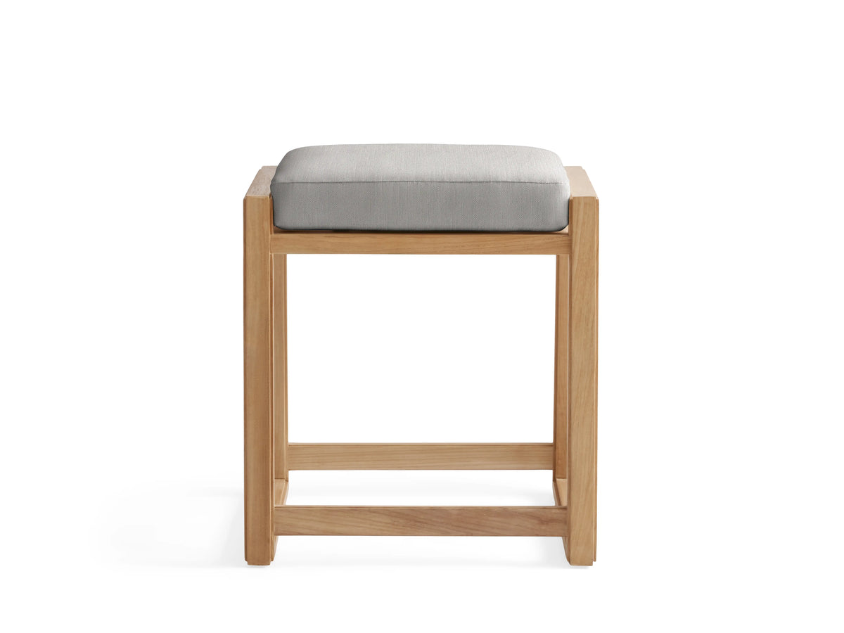 Canyon Outdoor Teak Backless Counter Stool