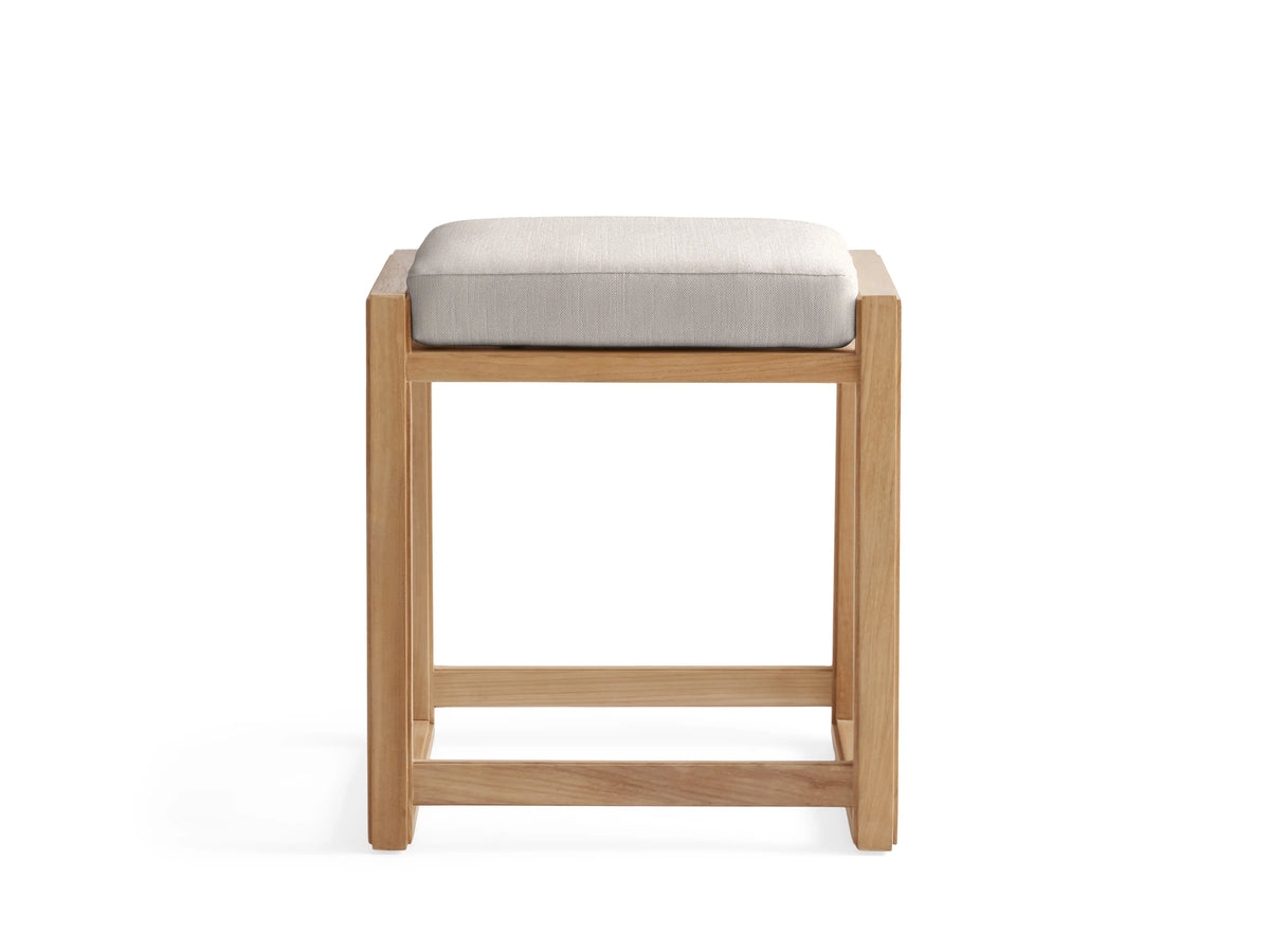 Canyon Outdoor Teak Backless Counter Stool