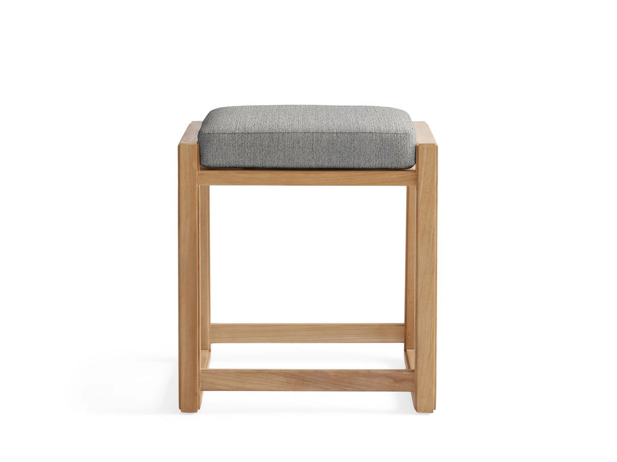 Canyon Outdoor Teak Backless Counter Stool