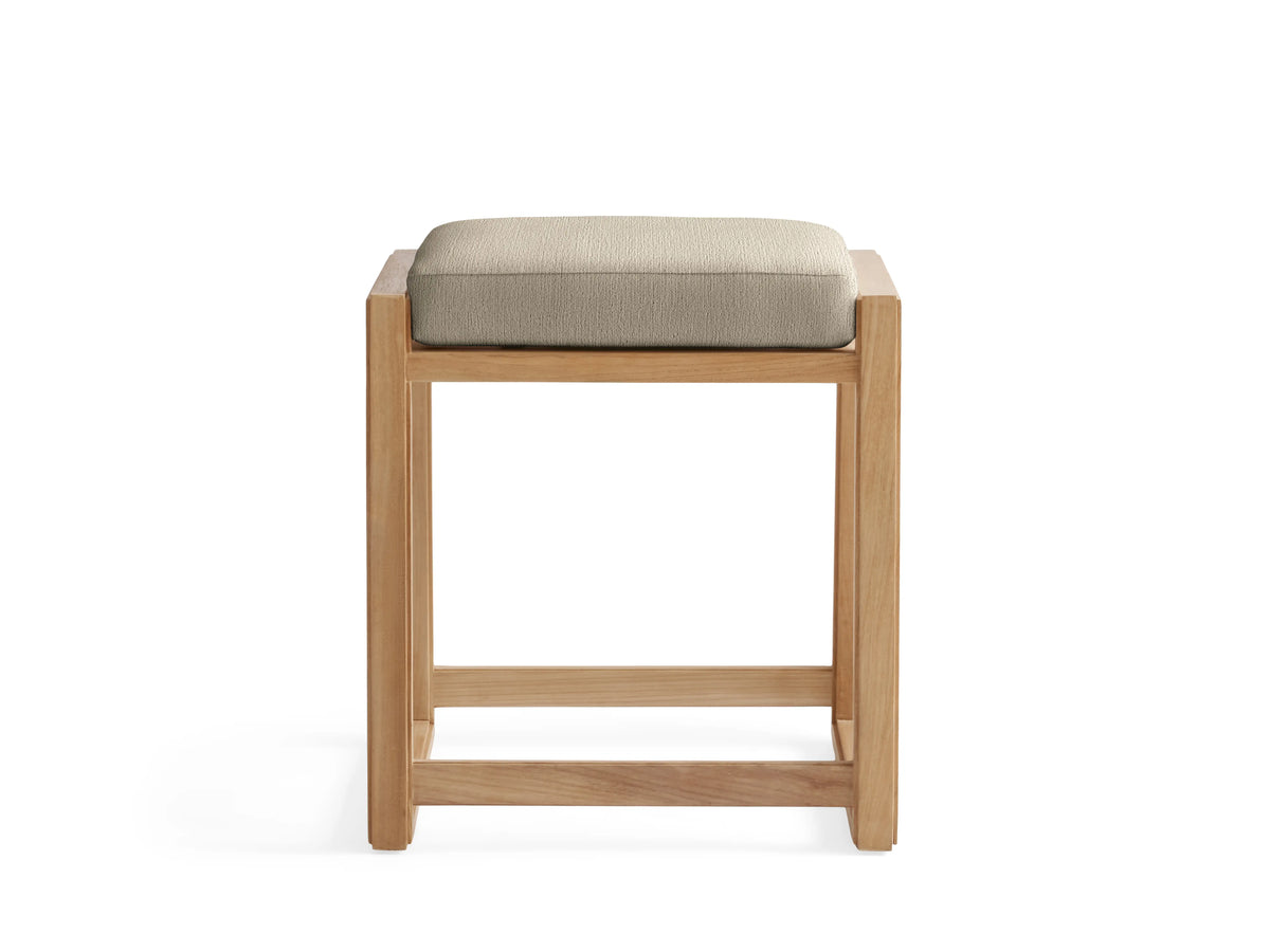 Canyon Outdoor Teak Backless Counter Stool