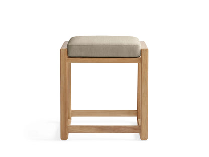 Canyon Outdoor Teak Backless Counter Stool