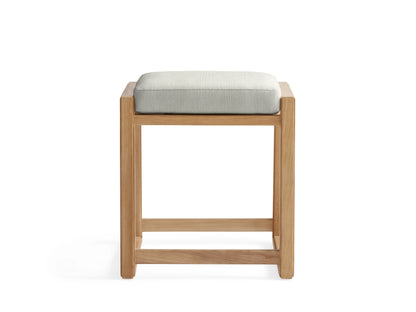 Canyon Outdoor Teak Backless Counter Stool