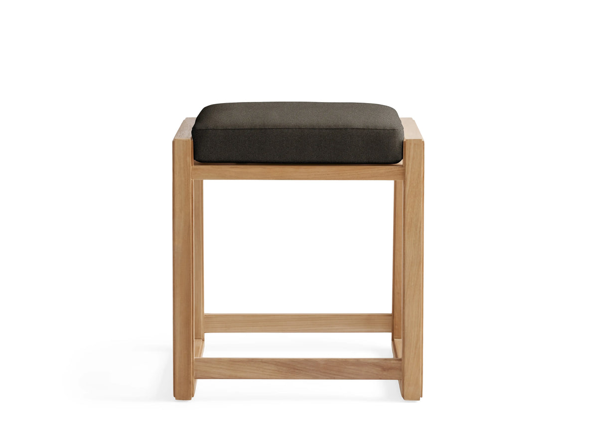 Canyon Outdoor Teak Backless Counter Stool