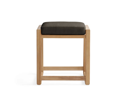 Canyon Outdoor Teak Backless Counter Stool