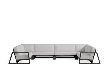 Canyon Outdoor Aluminum Four-Piece Sectional