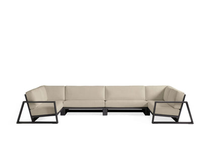 Canyon Outdoor Aluminum Four-Piece Sectional