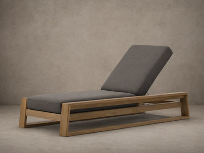 Canyon Outdoor Teak Chaise