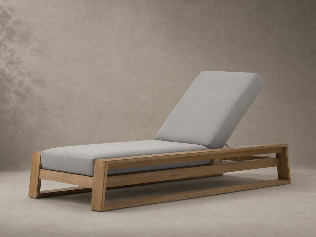 Canyon Outdoor Teak Chaise