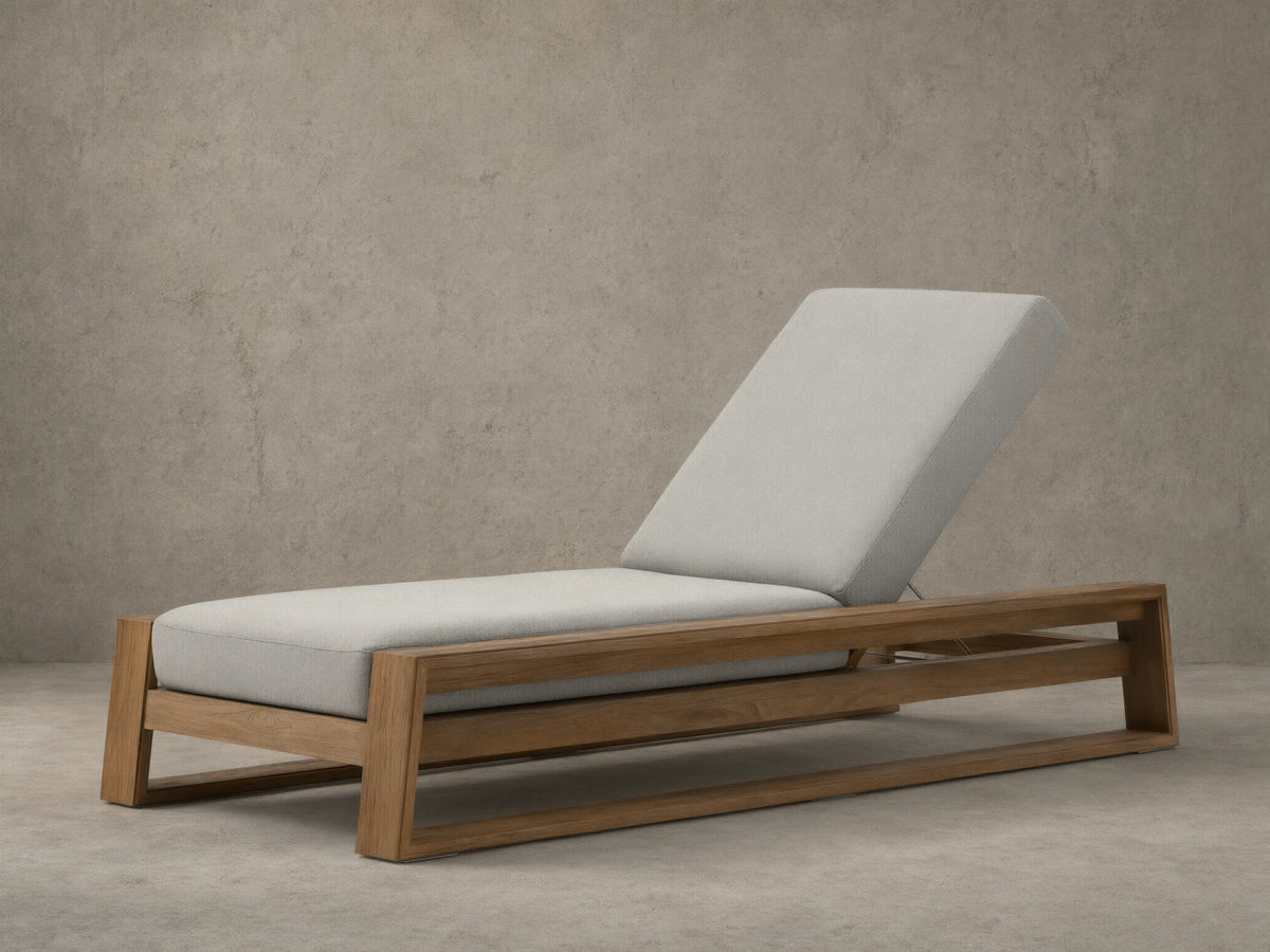 Canyon Outdoor Teak Chaise