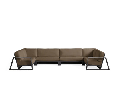 Canyon Outdoor Aluminum Four-Piece Sectional