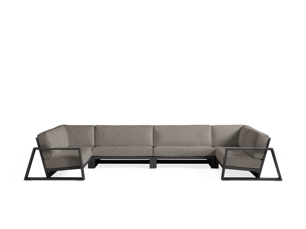 Canyon Outdoor Aluminum Four-Piece Sectional