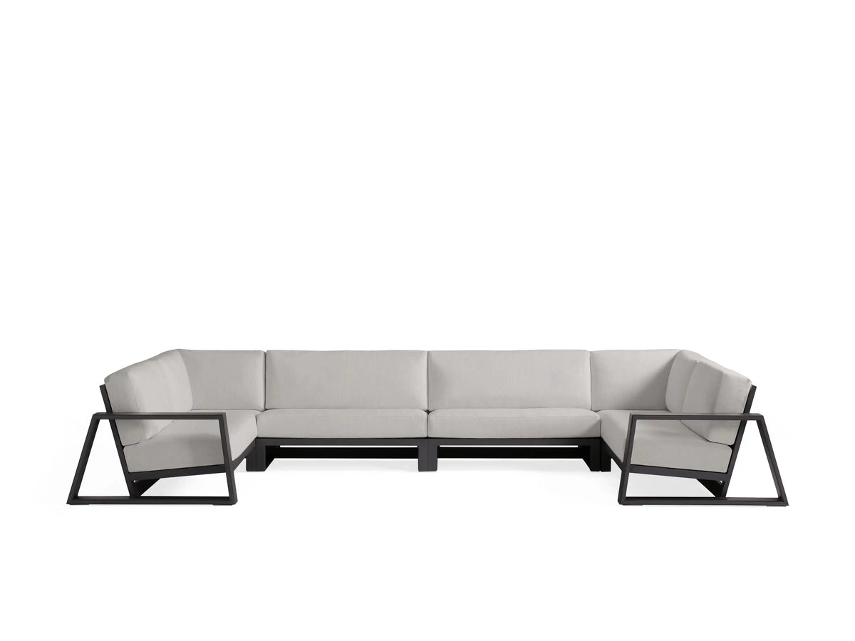 Canyon Outdoor Aluminum Four-Piece Sectional