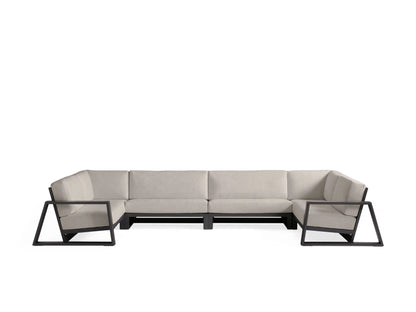 Canyon Outdoor Aluminum Four-Piece Sectional