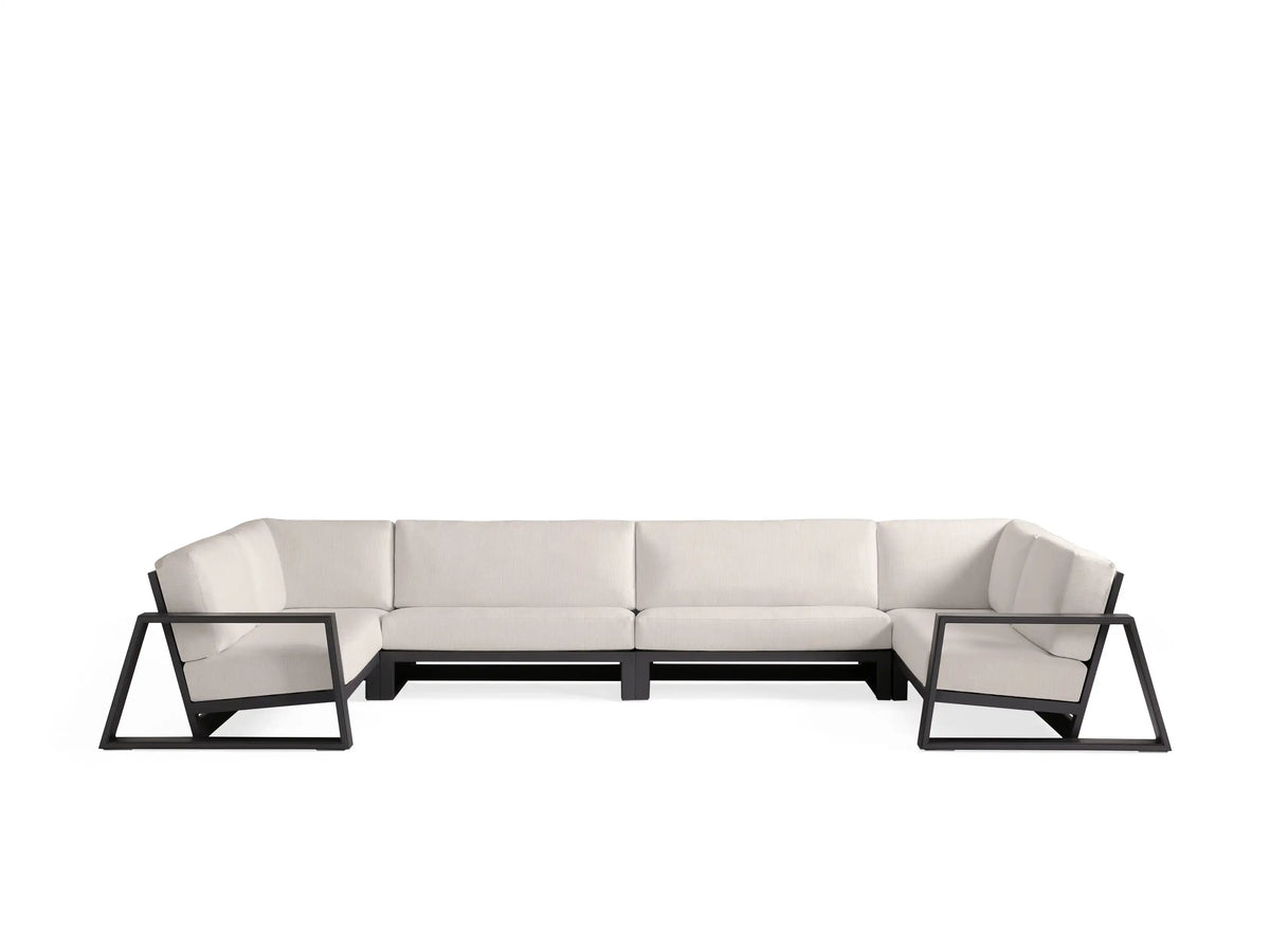 Canyon Outdoor Aluminum Four-Piece Sectional