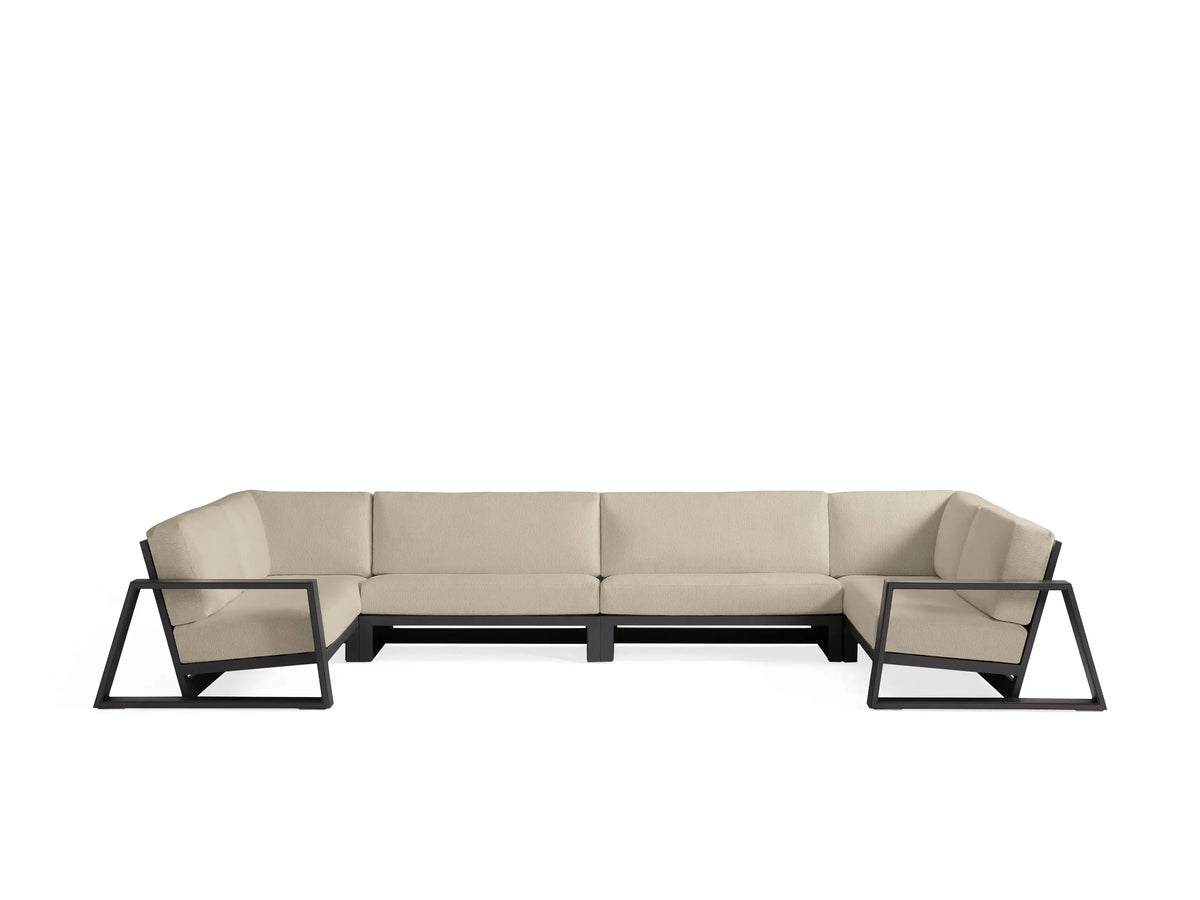 Canyon Outdoor Aluminum Four-Piece Sectional