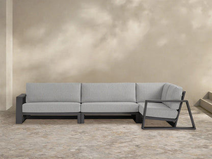 Canyon Outdoor Aluminum Three-Piece Sectional
