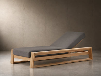 Canyon Outdoor Teak Chaise