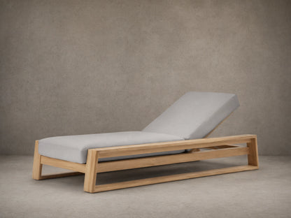 Canyon Outdoor Teak Chaise
