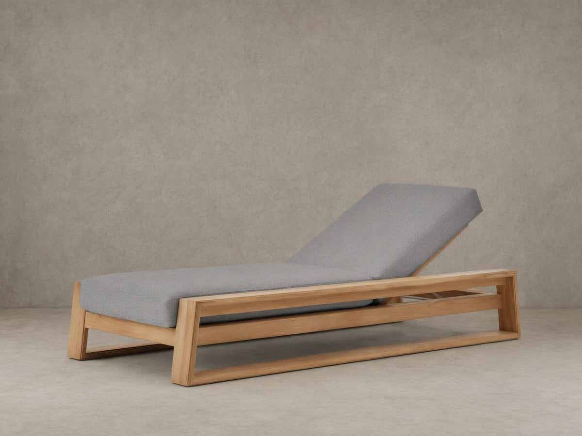 Canyon Outdoor Teak Chaise