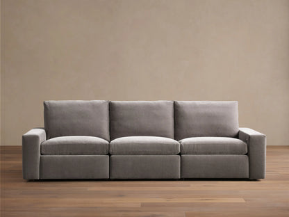 Kipton Wide Arm Three-Piece Motion Modular Sofa