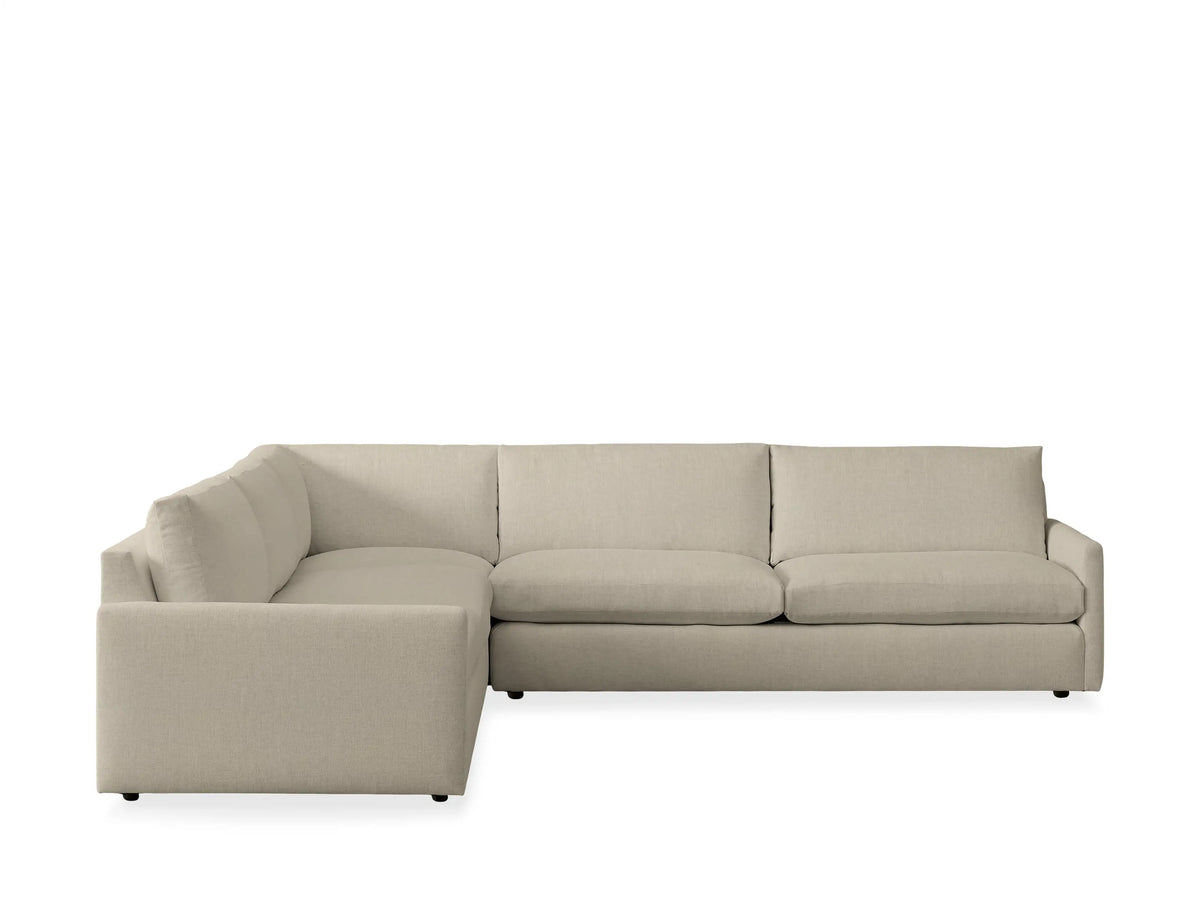 Kipton Slim Arm Three-Piece Corner Sectional