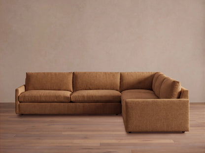Kipton Slim Arm Three-Piece Corner Sectional