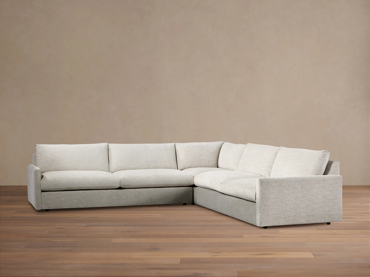 Kipton Slim Arm Three-Piece Corner Sectional