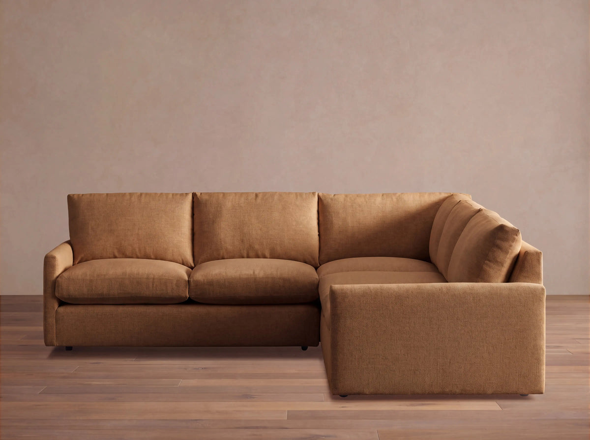 Kipton Slim Arm Three-Piece Corner Sectional