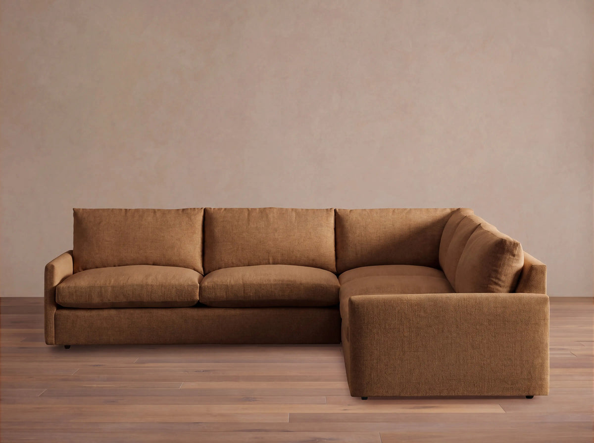 Kipton Slim Arm Three-Piece Corner Sectional