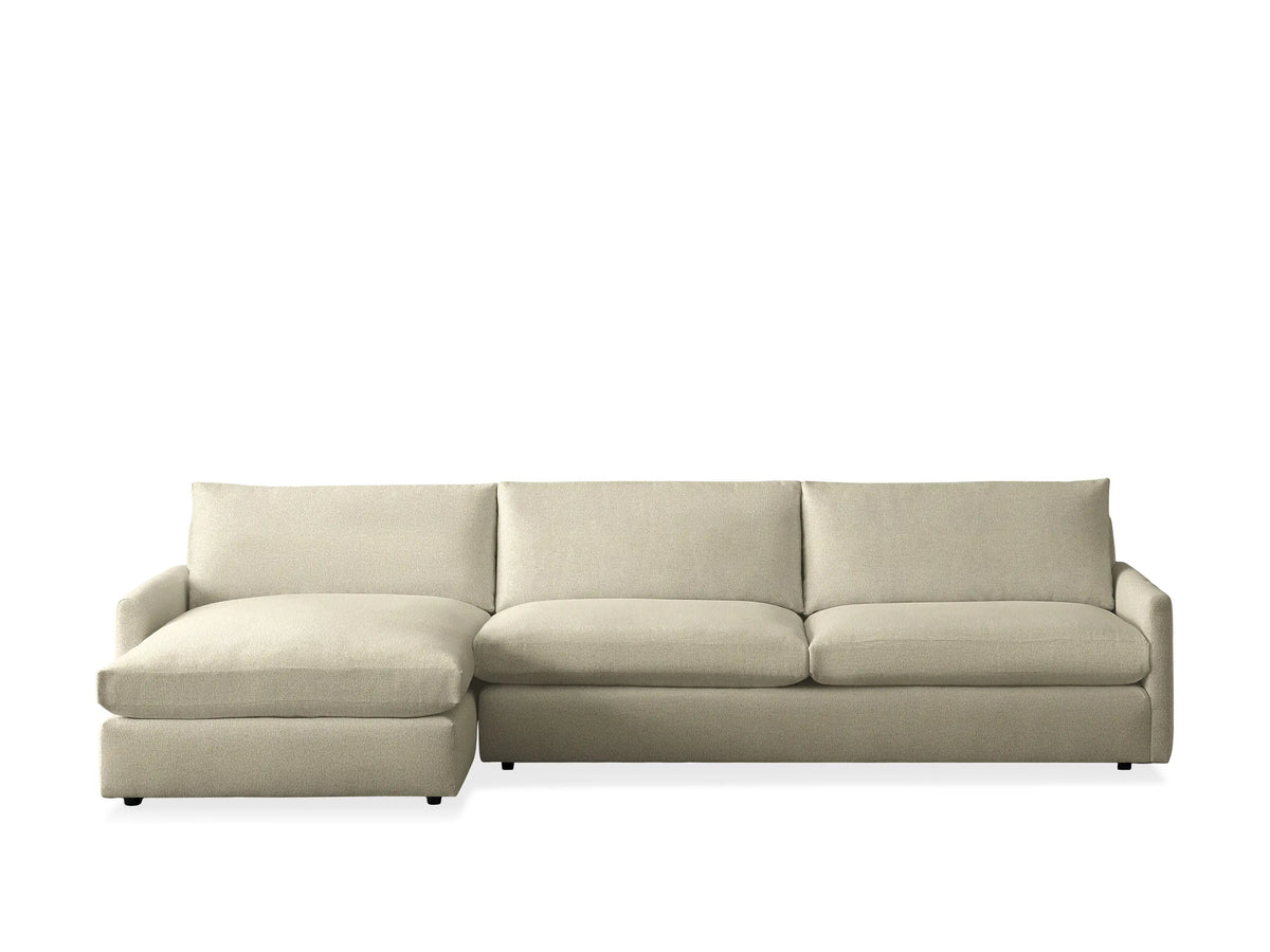 Kipton Slim Arm Two-Piece Chaise Sectional