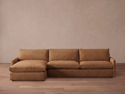 Kipton Slim Arm Two-Piece Chaise Sectional