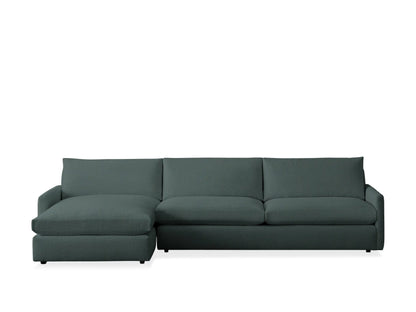 Kipton Slim Arm Two-Piece Chaise Sectional