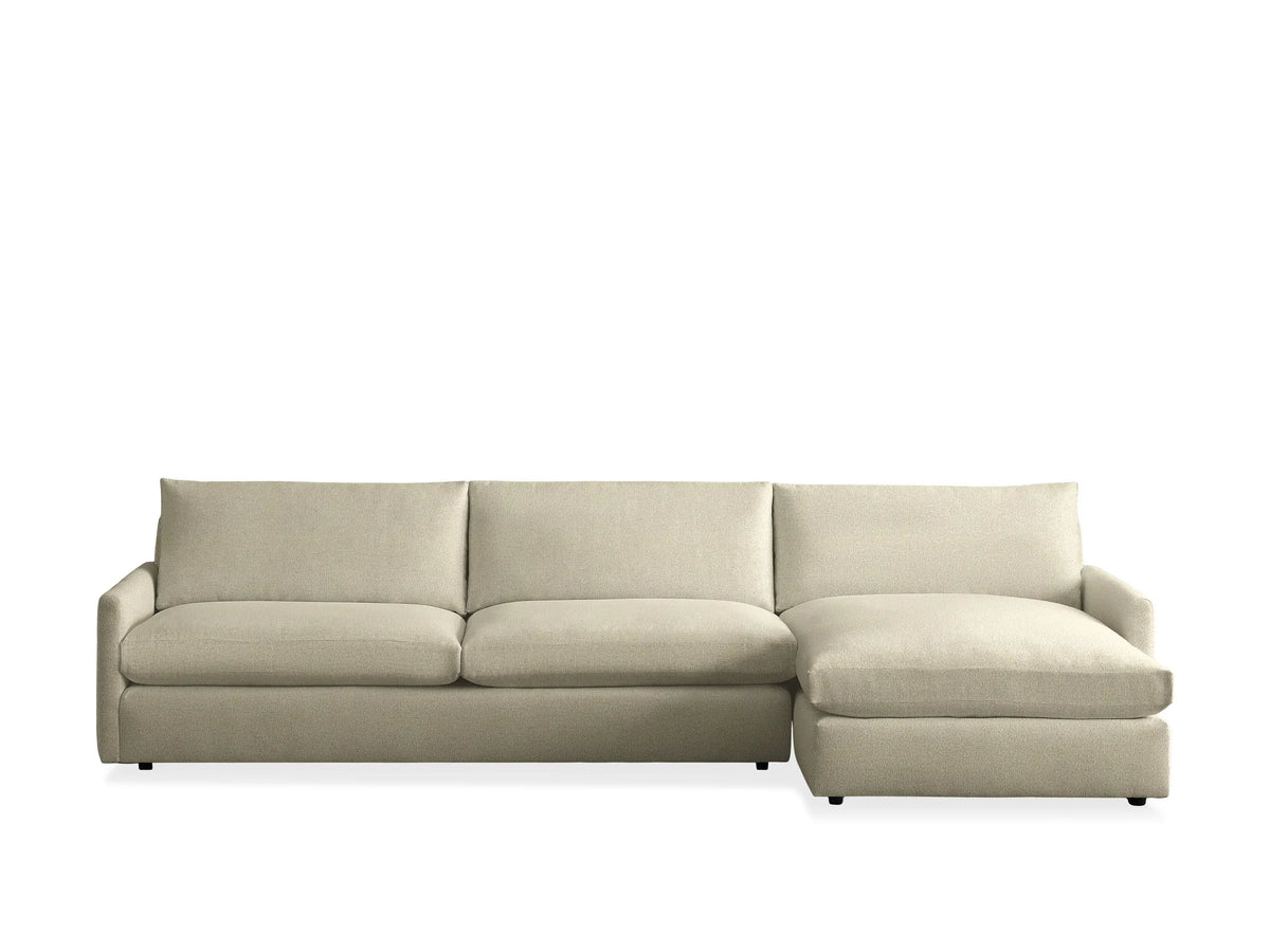 Kipton Slim Arm Two-Piece Chaise Sectional