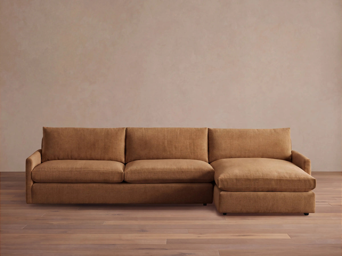 Kipton Slim Arm Two-Piece Chaise Sectional