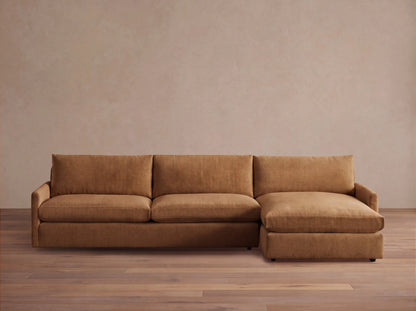Kipton Slim Arm Two-Piece Chaise Sectional