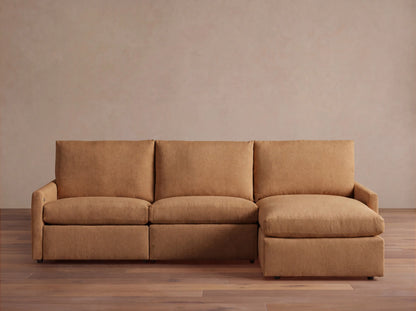 Kipton Slim Arm Three-Piece Motion Chaise Sectional