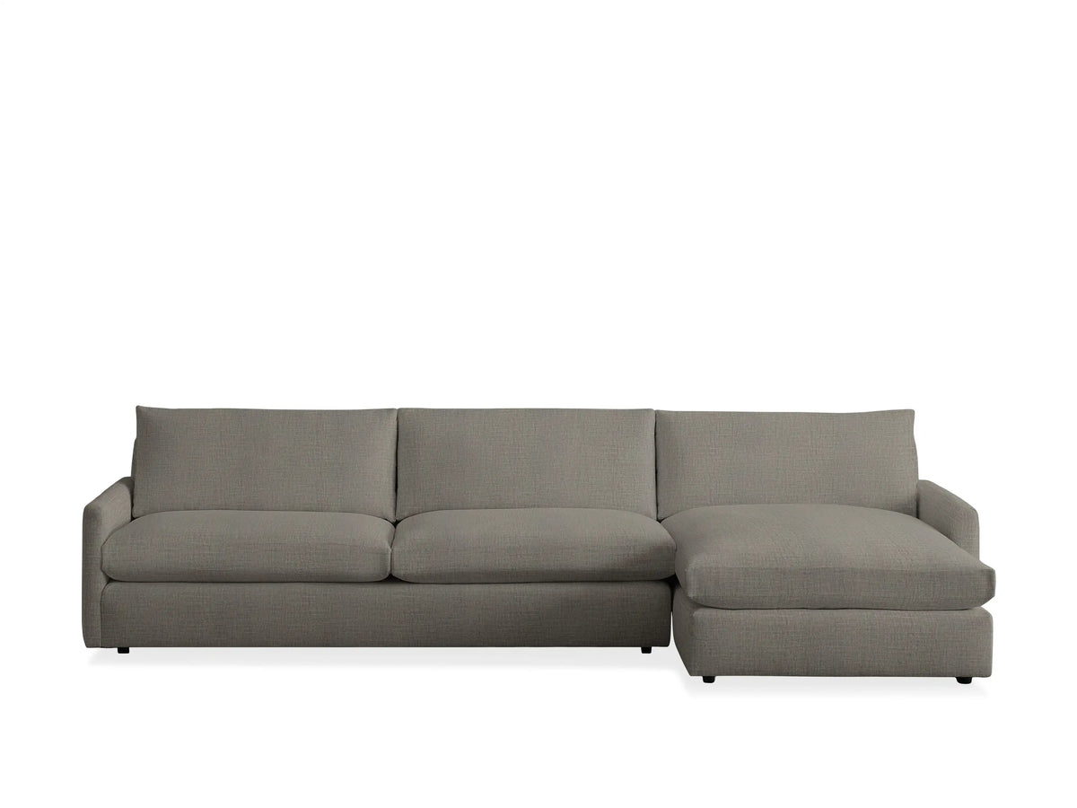 Kipton Slim Arm Two-Piece Chaise Sectional